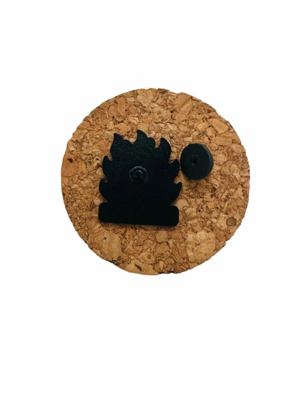 ✨This Is Fine Cat On Fire Sipping Tea Enamel Pin Animal Broch White Cat Cartoon✨